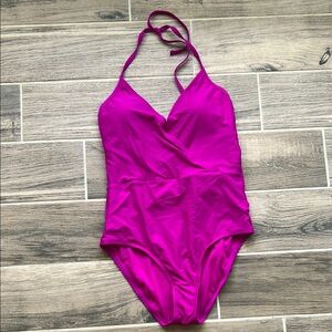 Apt. 9 Pink One Piece Bathing Suit, Size Adult Large